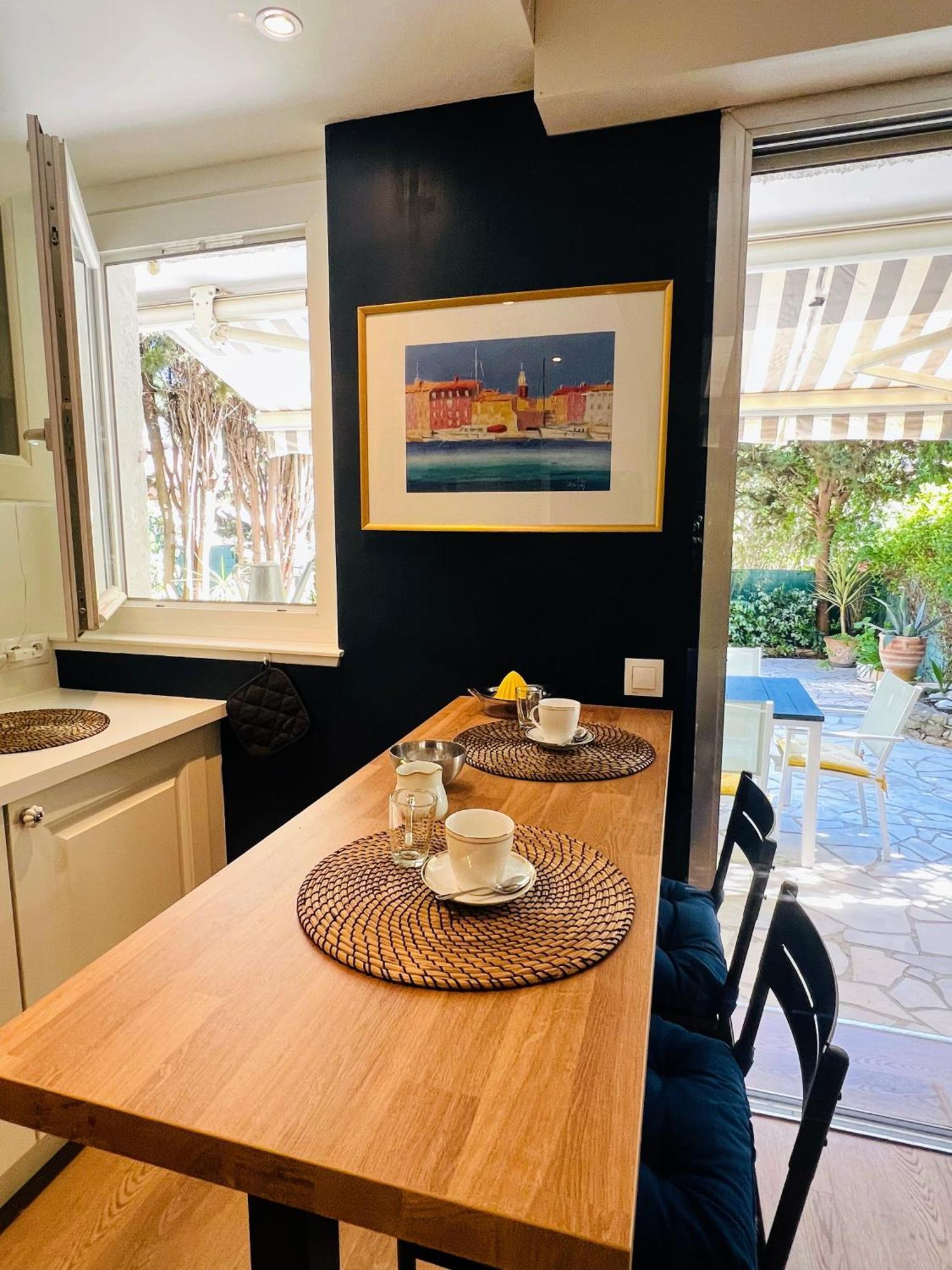 Superbe Appartement Avec Terrasse Jardin Et Parking Prive 圣特罗佩 外观 照片